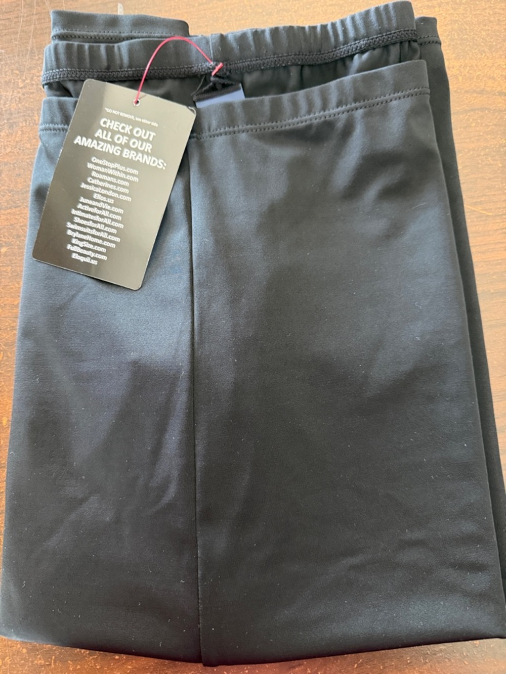 Swimsuits For All Black Bike Swim Shorts Plus Size 6X Athletic Bottom nwt - Picture 5 of 5